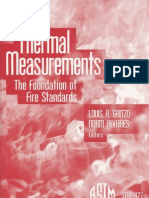 ASTM01 Thermal Measurements The Foundation of Fire Standards Gritzo