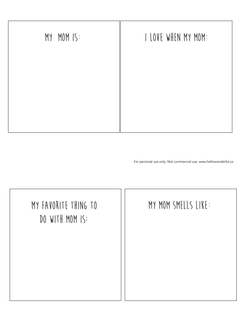 Heartfelt Memories with Mom | PDF