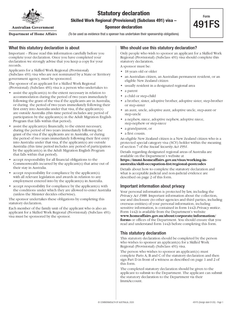 491 Fs | PDF | Travel Visa | Justice