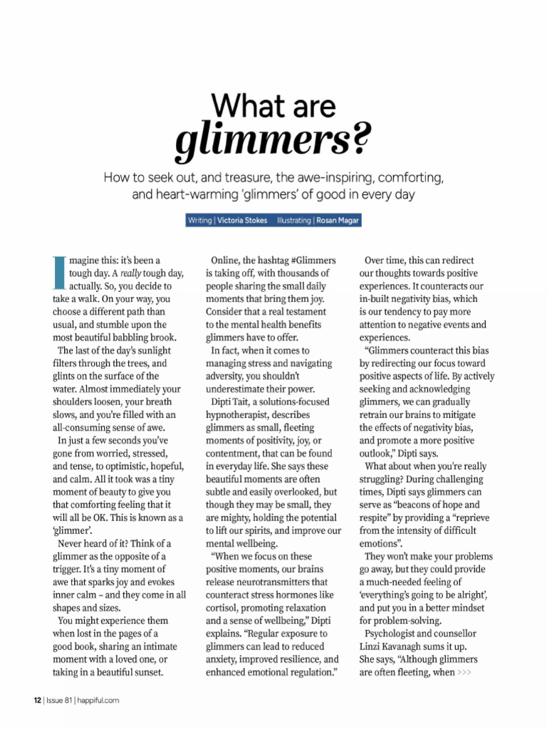 Glimmers | PDF