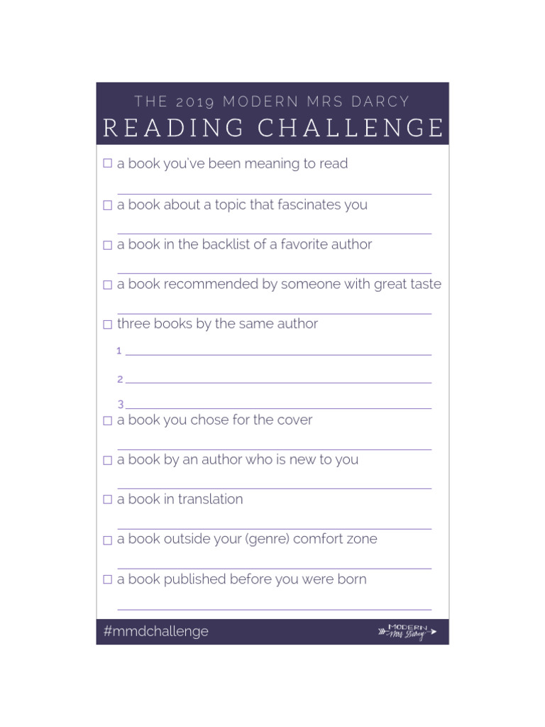 Challenge Printable | PDF