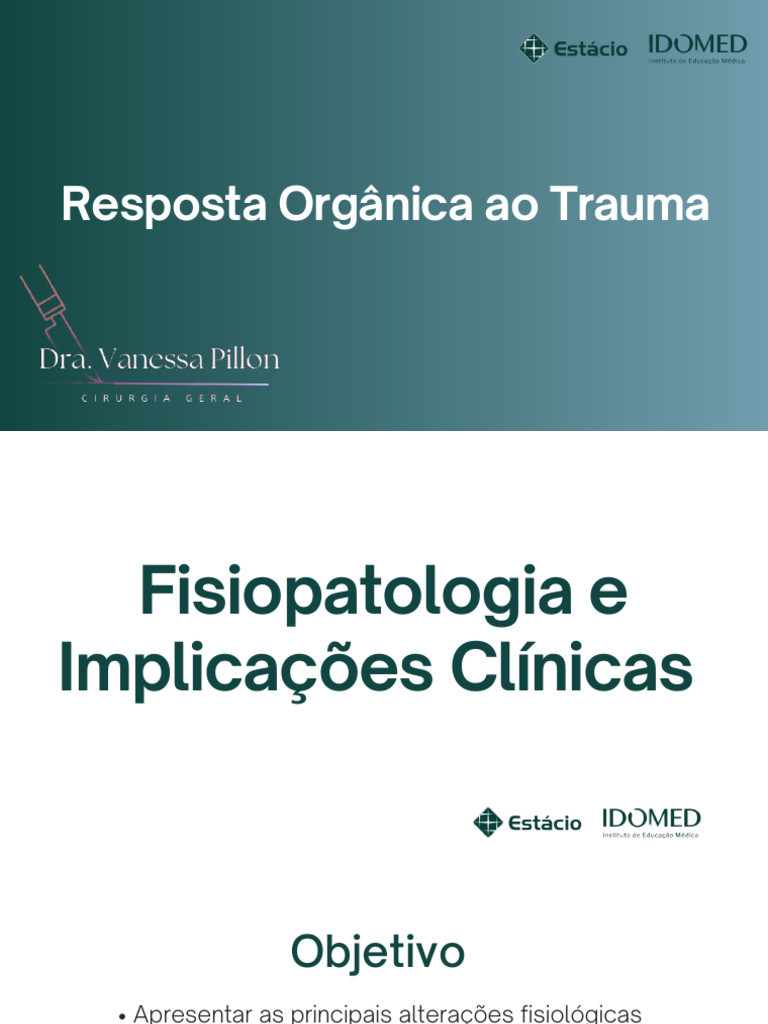 Resposta ao Trauma: Fisiopatologia e Tratamento | PDF | Inflamação ...