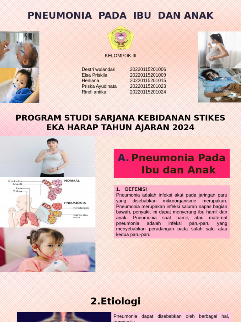 Pneumonia Ibu dan Anak | PDF