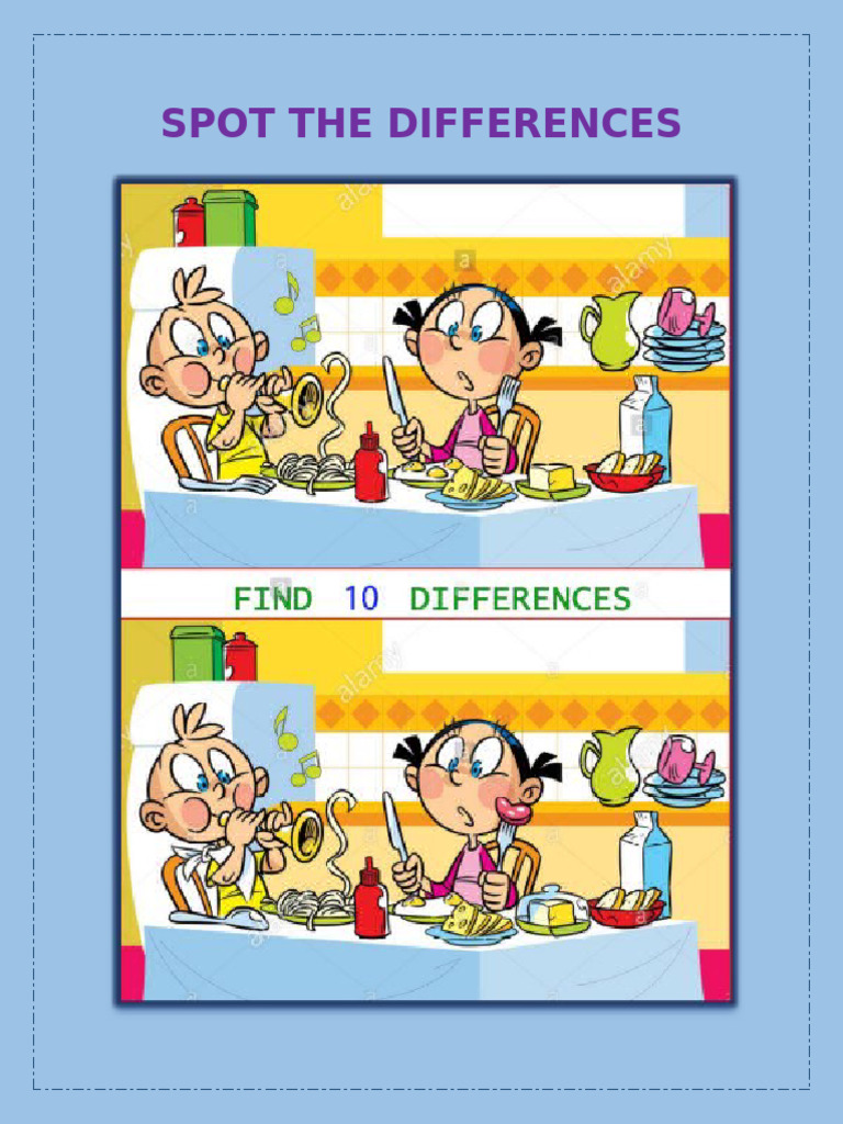 10 Differences to Spot in Images | PDF