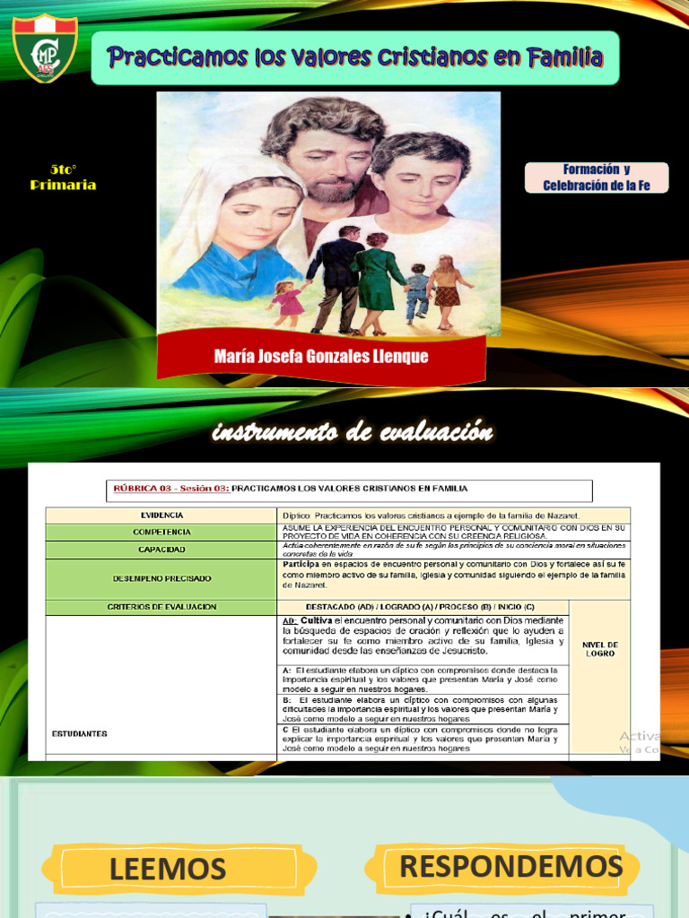 Sieweb - Sesion 3 Familia Como Regalo de Dios | PDF | Oración | Amor