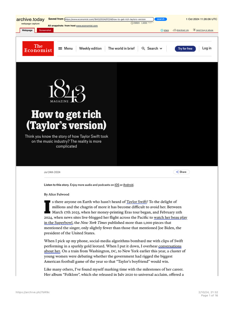 How To Get Rich (Taylor's Version) | PDF | Non Disclosure Agreement