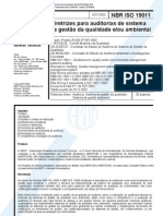 NBR19011_2002_Sistema de Gestão da Qualidade Diretrizes para Auditorias