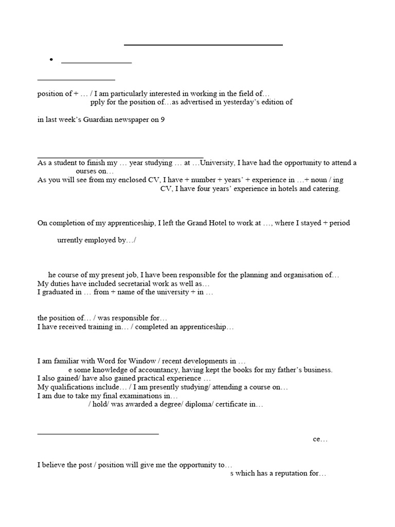 Email Application Letter Guide | PDF