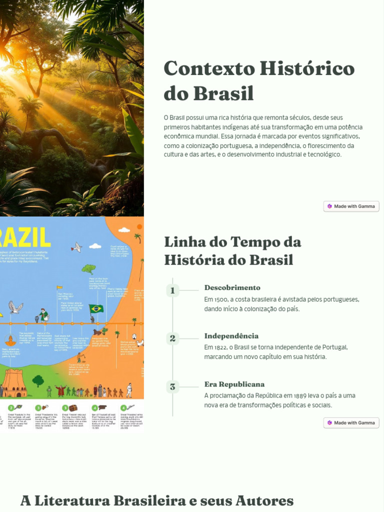 Contexto Historico Do Brasil | PDF | Brasil | Brasileiros