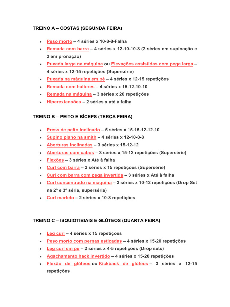TREINO CBUM | PDF