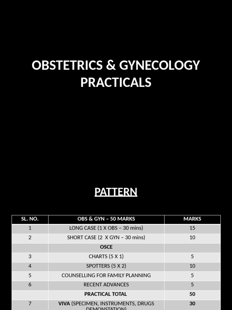 Obstetrics & Gynecology Practical Guide | PDF | Human Reproduction ...