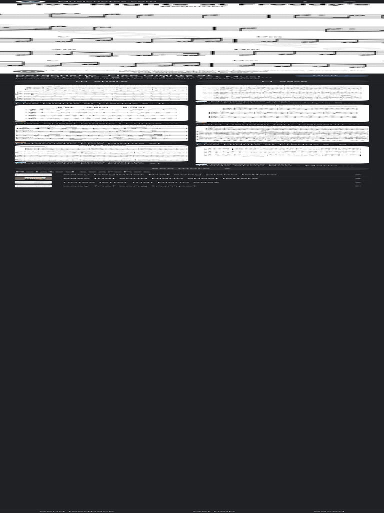 Easy FNAF Beginner Sheet Music Guide | PDF