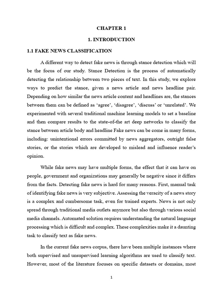 Stance Detection in Fake News Analysis | PDF | Deep Learning | Machine ...
