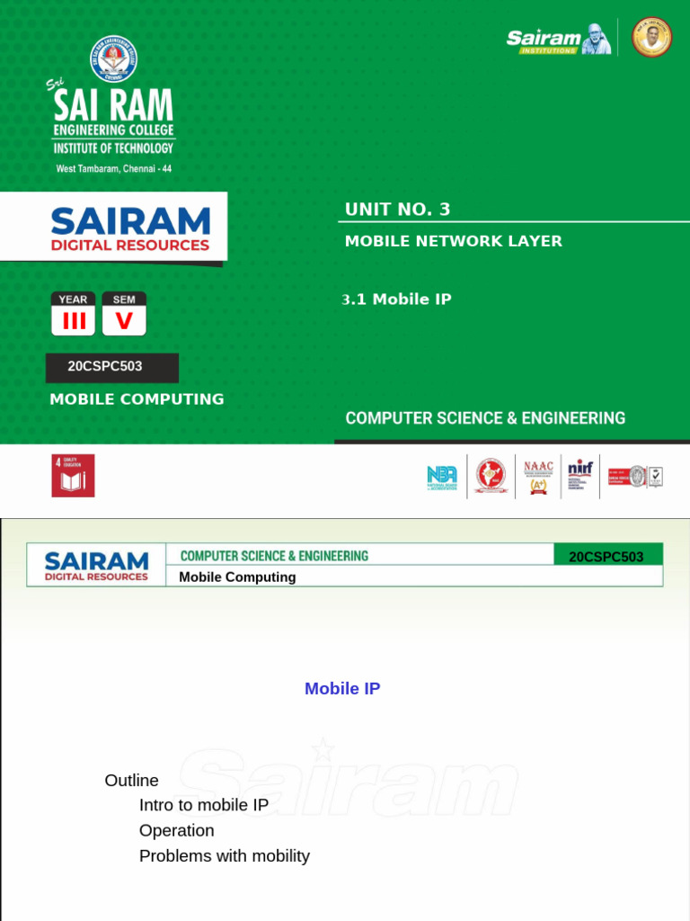 3 1 mobile ip pdf computer network internet protocols