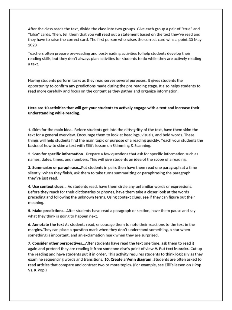 New Microsoft Word Document | PDF | Classroom