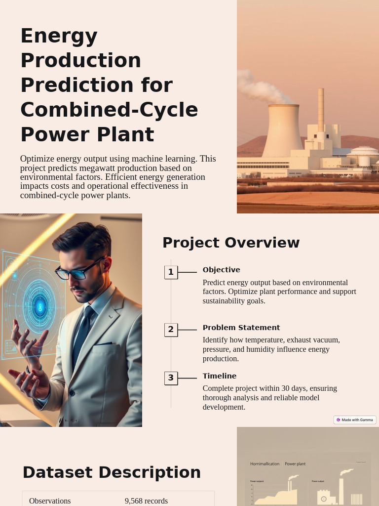 Energy Output Prediction for Power Plants | PDF | Dependent And ...