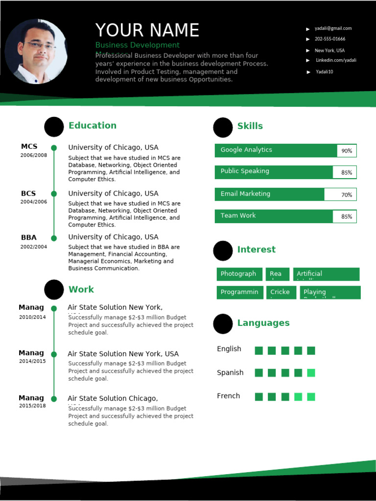 Resume_CV_Format_Download-14 | PDF | Computing | Business