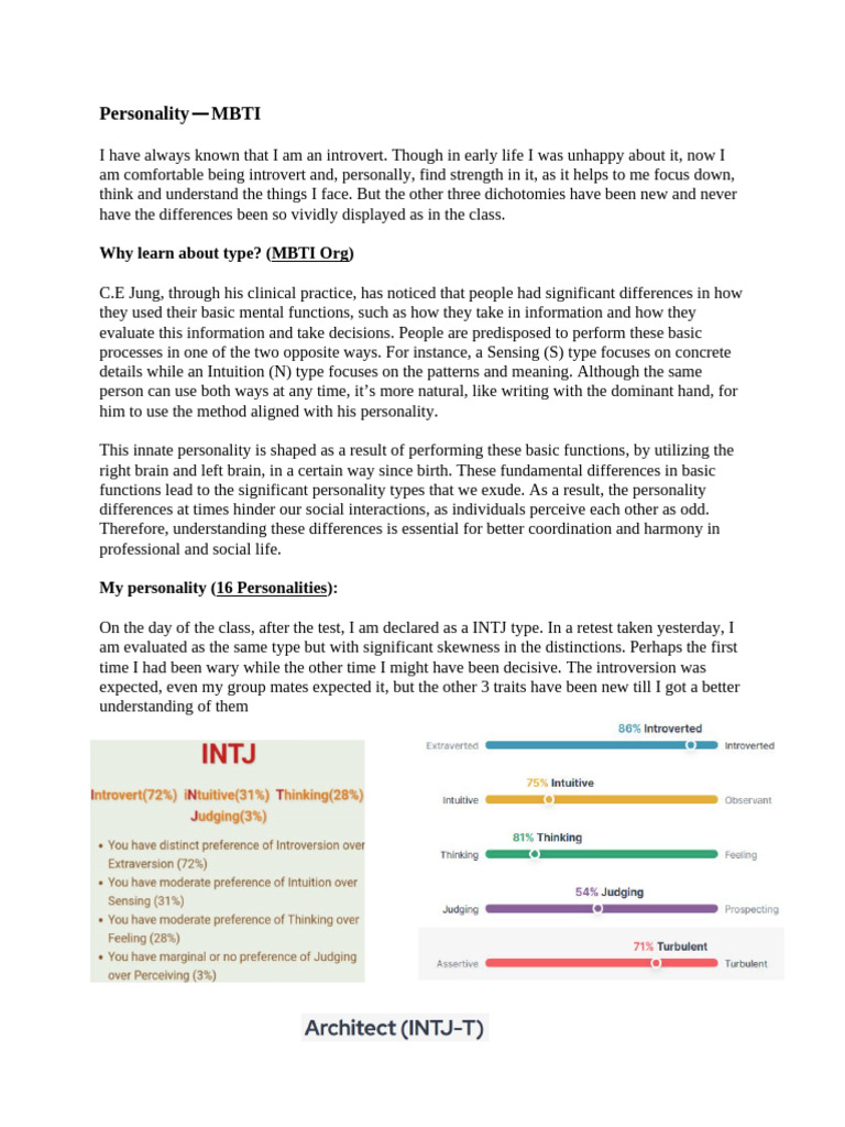 Personality | PDF | Extraversion And Introversion | Psychology