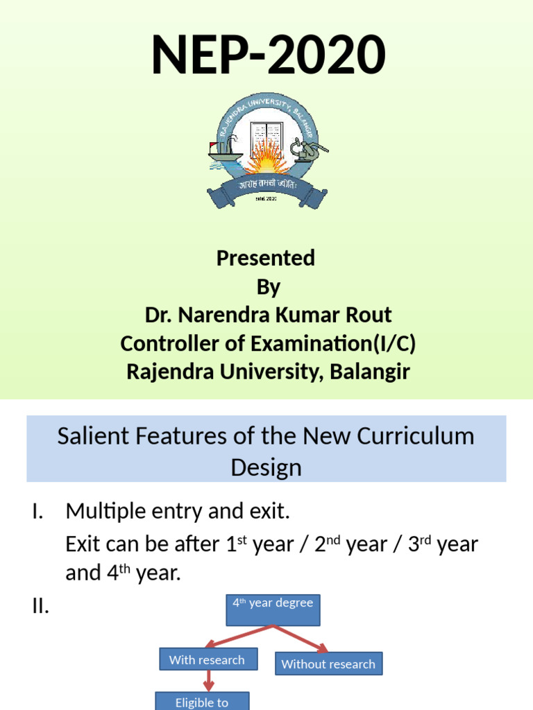 NEP-2020 | PDF | Academic Degree | Academic Term