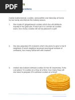 08bake Cookies Day Problem Set | PDF | Teaspoon | Foods