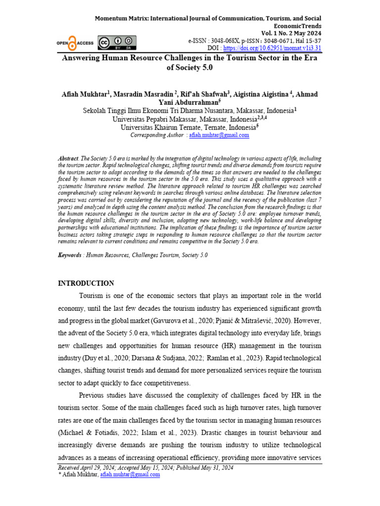 Momentum+Matrix+-+Vol +1+no +2+may+2024+hal+15-37 | PDF | Human ...