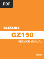 GSX150 Service Manual Overview | PDF | Ignition System | Motor Oil