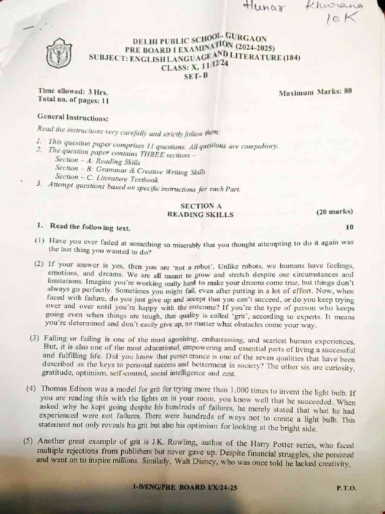 english PB1 | PDF | Backpack | Learning