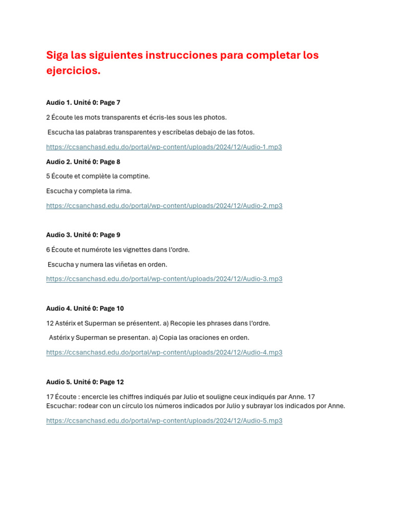 Practica de 1ro Sec | PDF