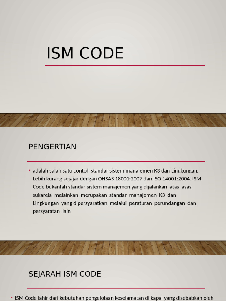 Penerapan dan Klausul ISM Code | PDF