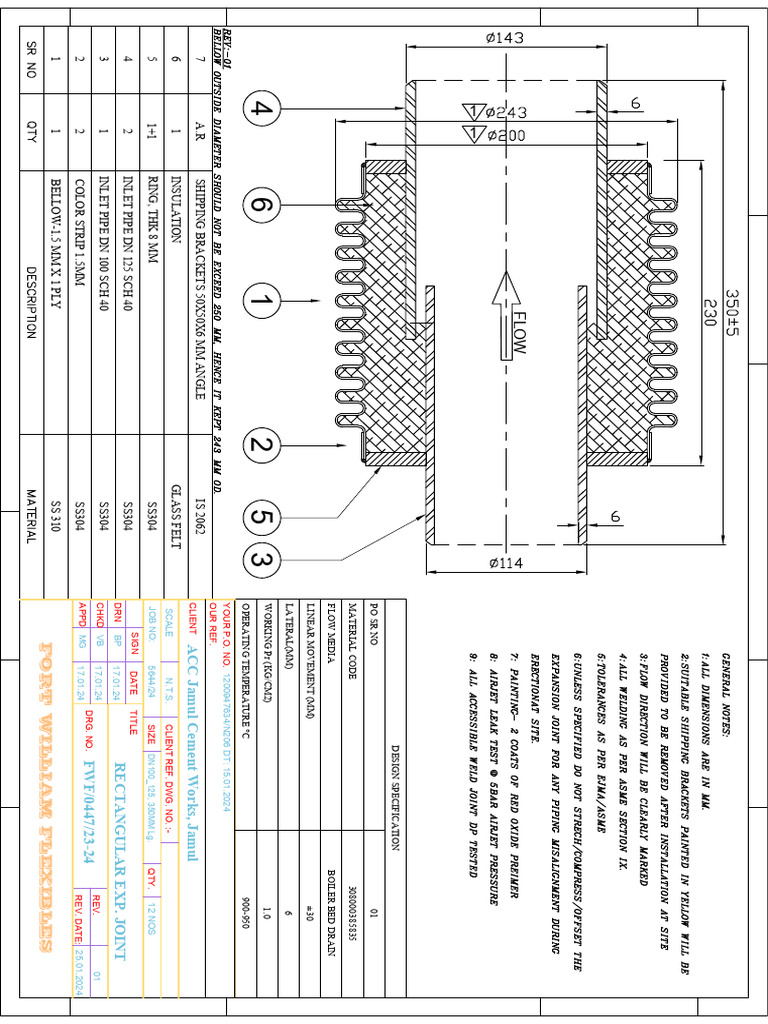 Shipping Brackets and Pipe Specifications | PDF | Building Engineering ...