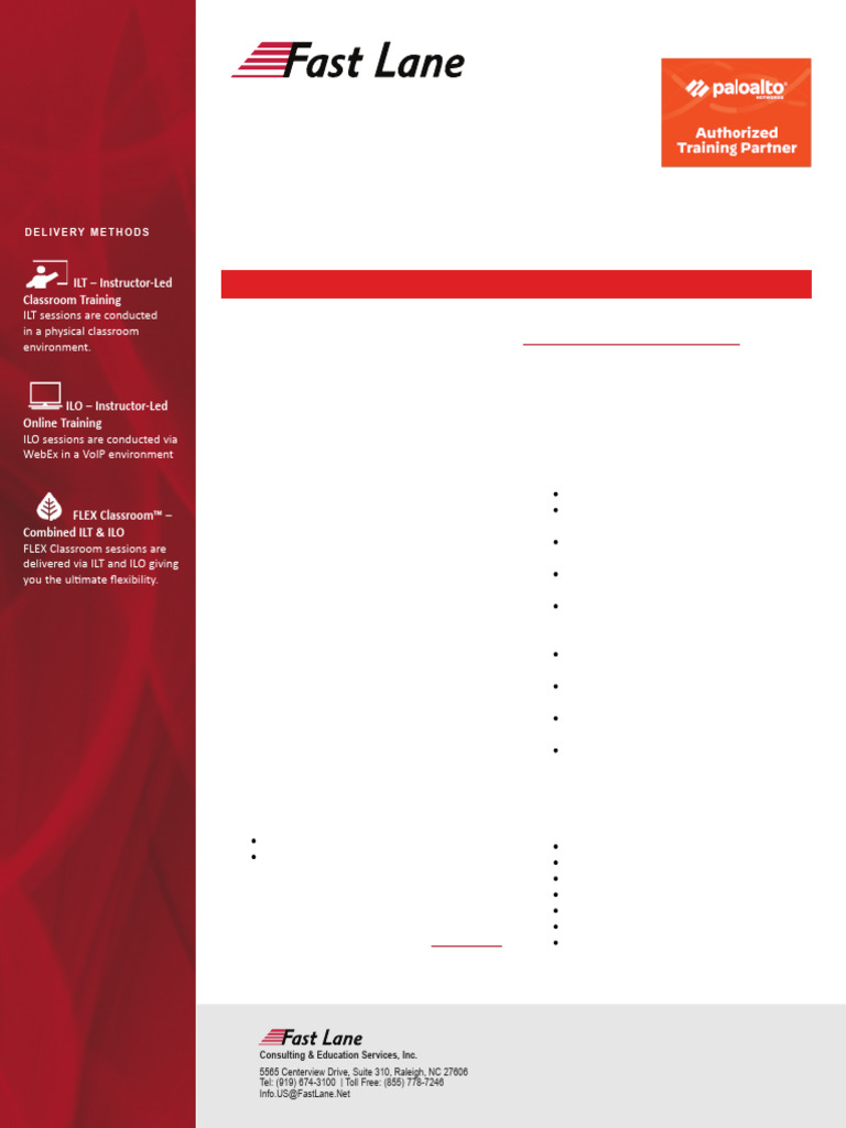 Fast Lane - PA-EDU-262 | PDF | Information Technology Management ...