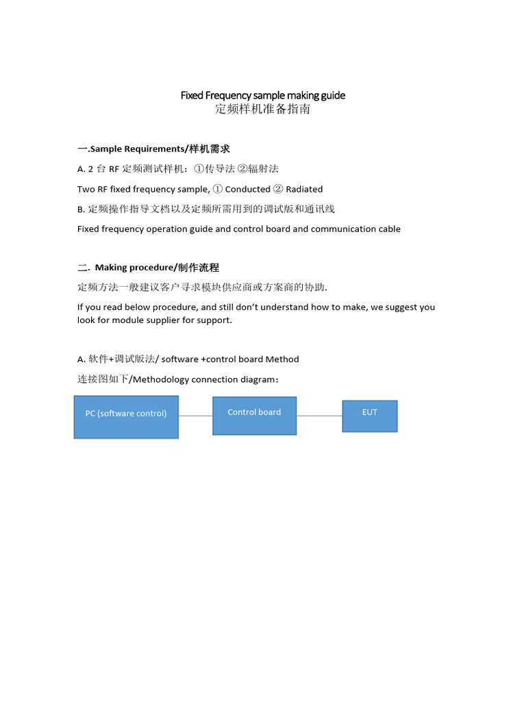 Fixed Frequency Sample Preparation Guide | PDF