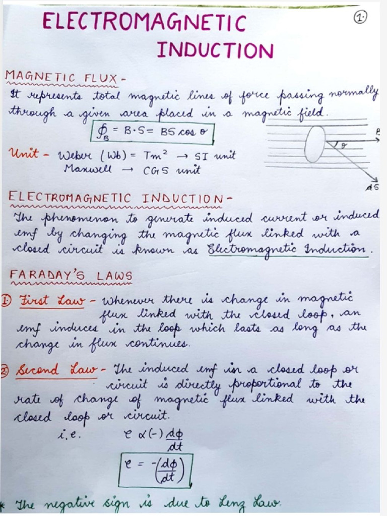 Electromagnetic Induction | PDF