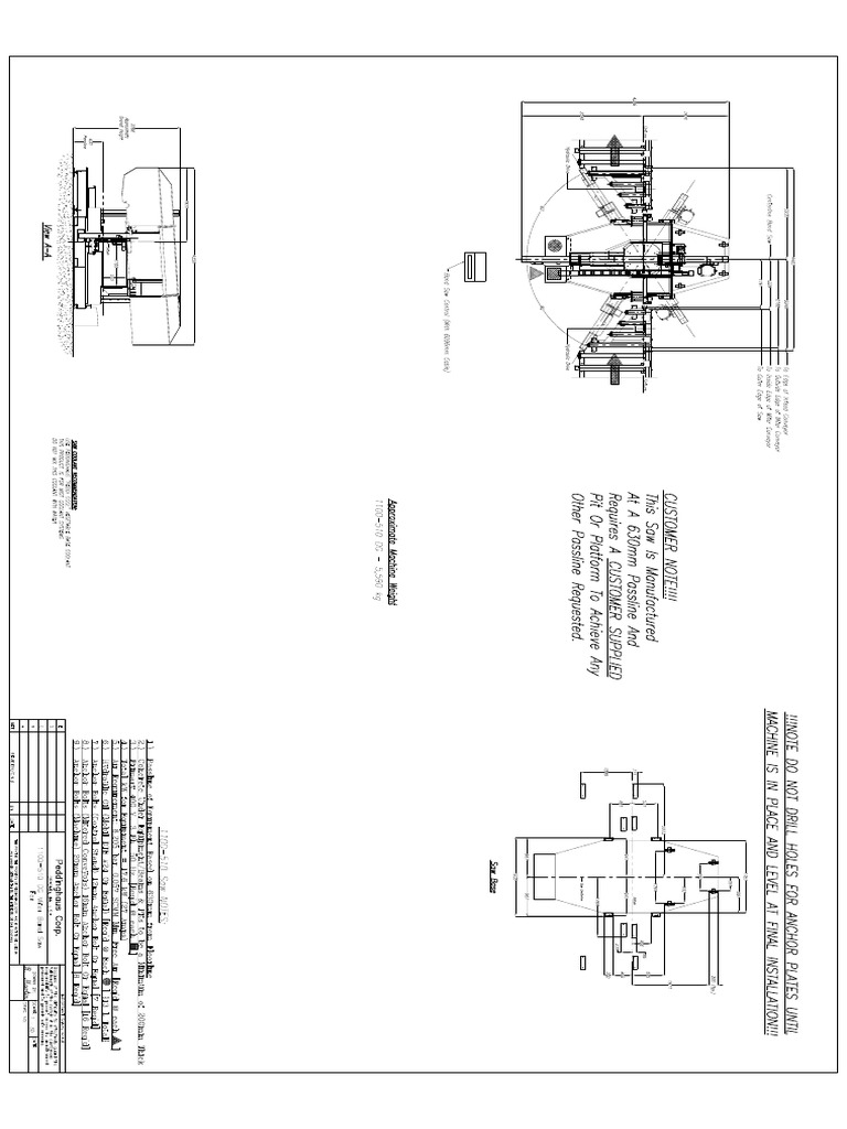 1100 DG Saw - Right Hand Datum (Metric) | PDF