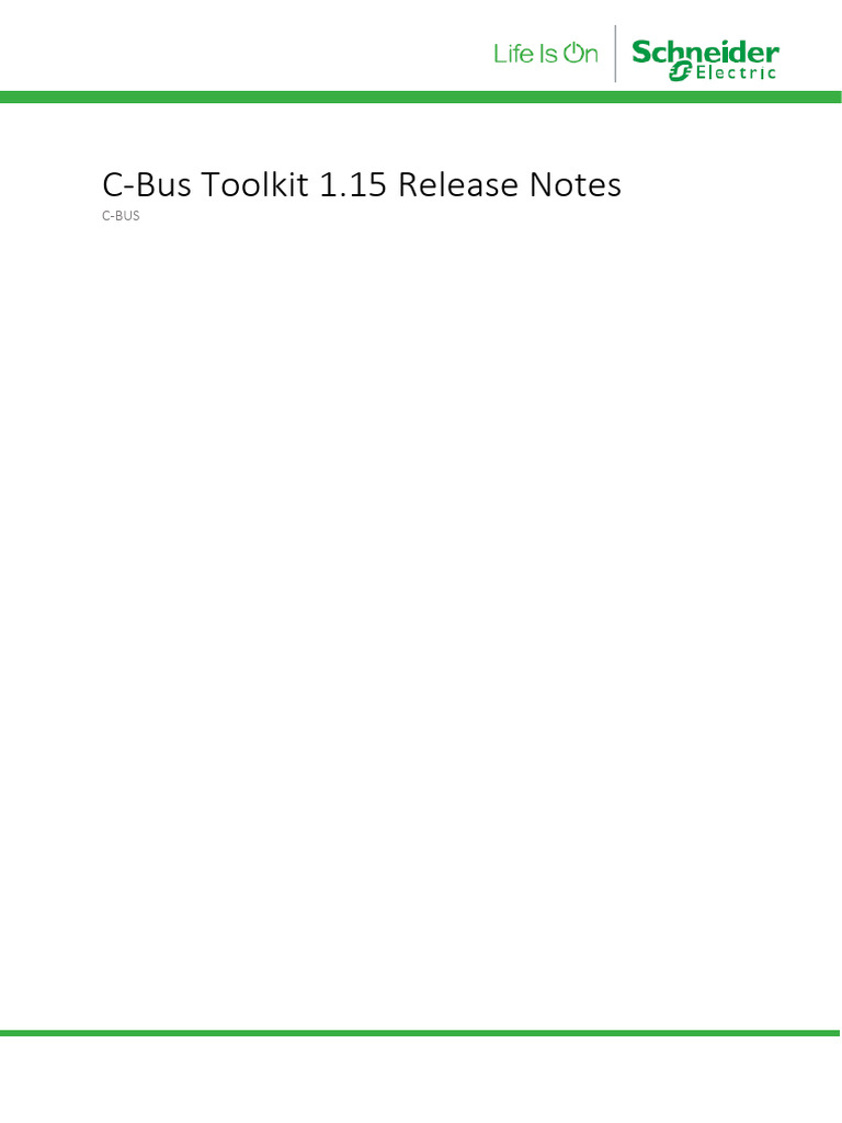 C-Bus Toolkit 1.15 Release Notes | PDF | Windows 10 | Command Line ...