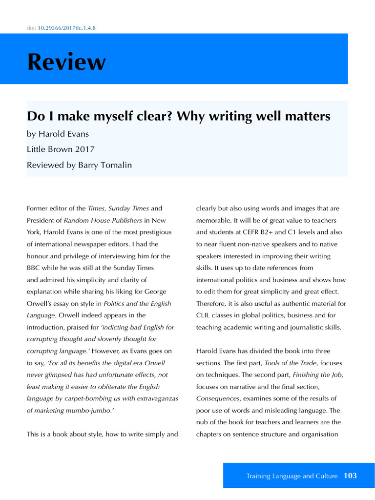 Mastering Clarity in Writing | PDF | Phrase | Syntax
