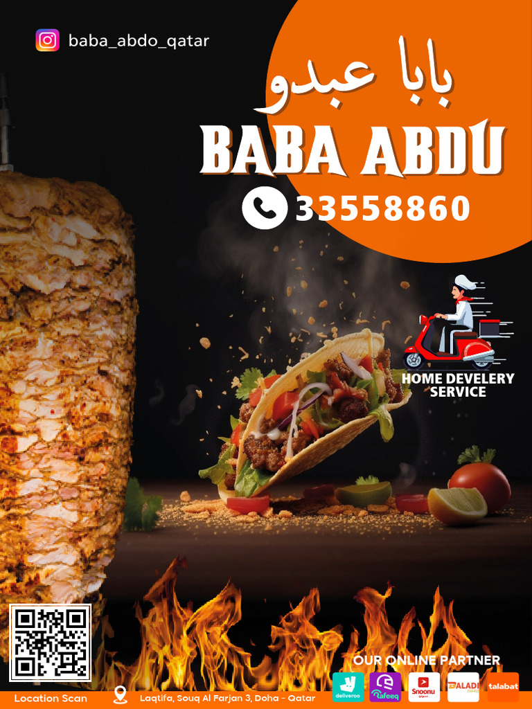Baba Abdu Qatar Menu and Offerings | PDF | Foods | Cuisine