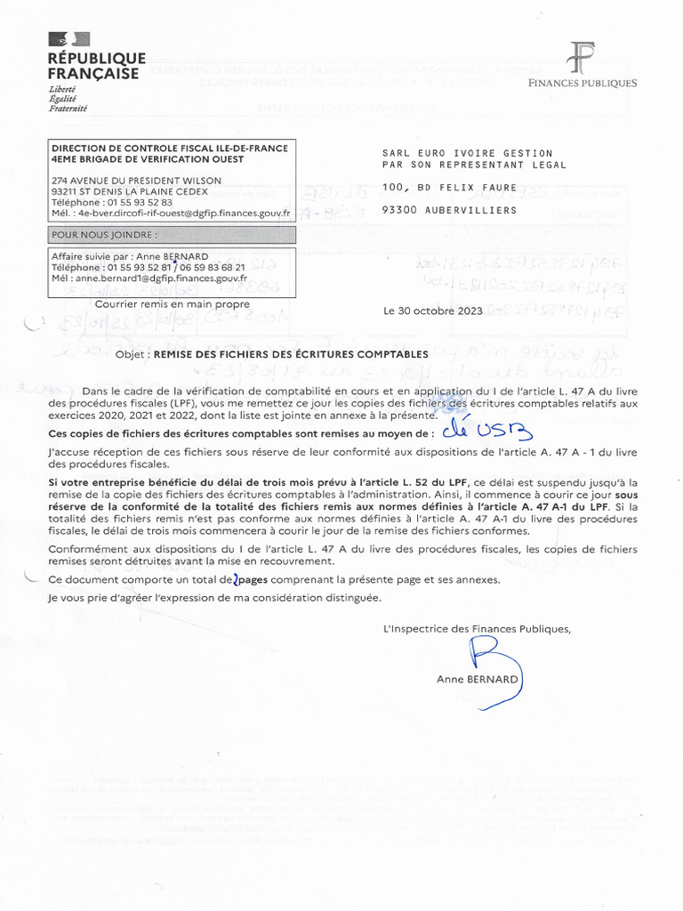 Courier Remise Fecs - 000052 | PDF