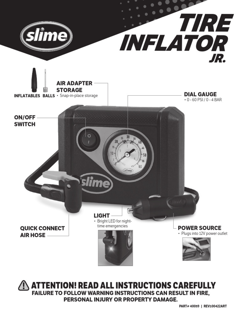 002 Tire-Inflator-Jr in | PDF | Cambiar | Equipo