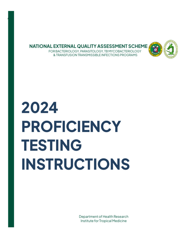 Lab Proficiency Testing Guide | PDF | Infection | Serology