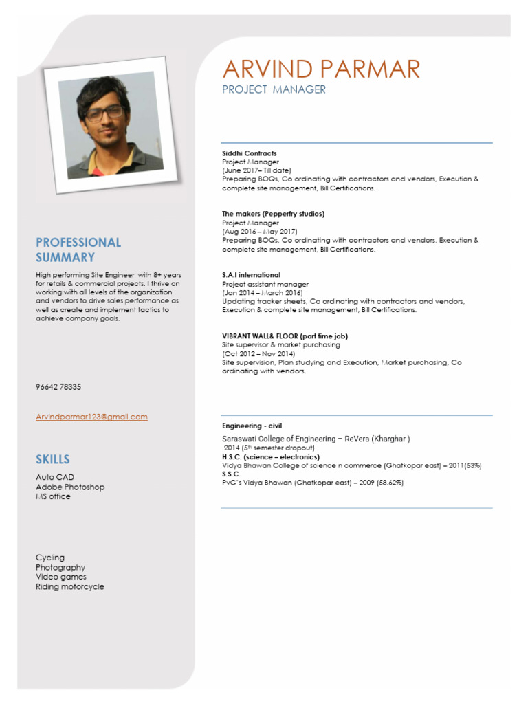 Arvind Parmar Resume-1 | PDF