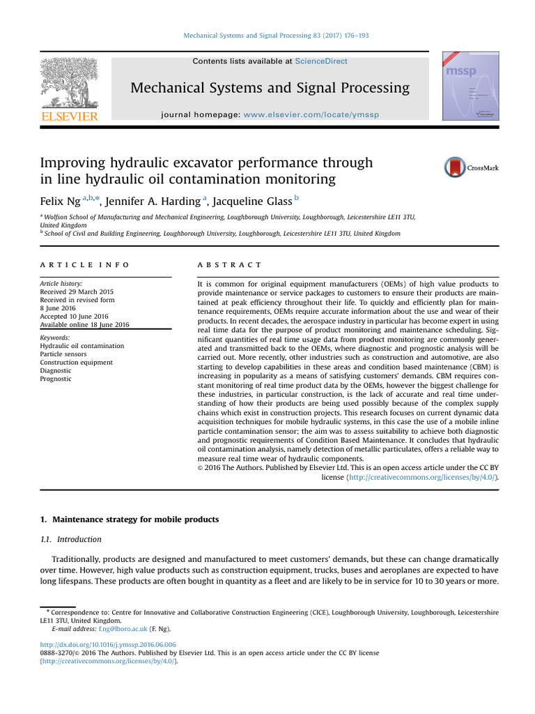 Improving hydraulic excavator performance through | PDF | Pump ...