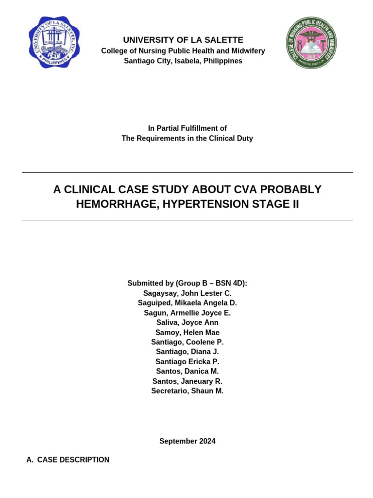 CVA-SIMC | PDF | Central Nervous System | Nervous System
