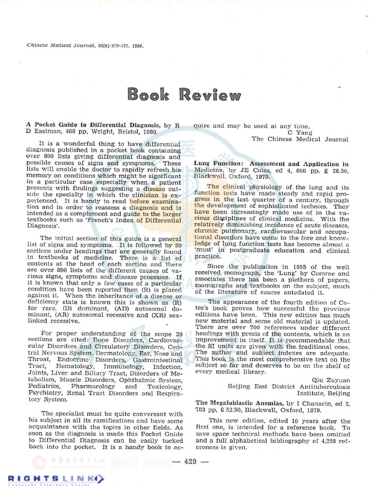 Differential Diagnosis Guide | PDF