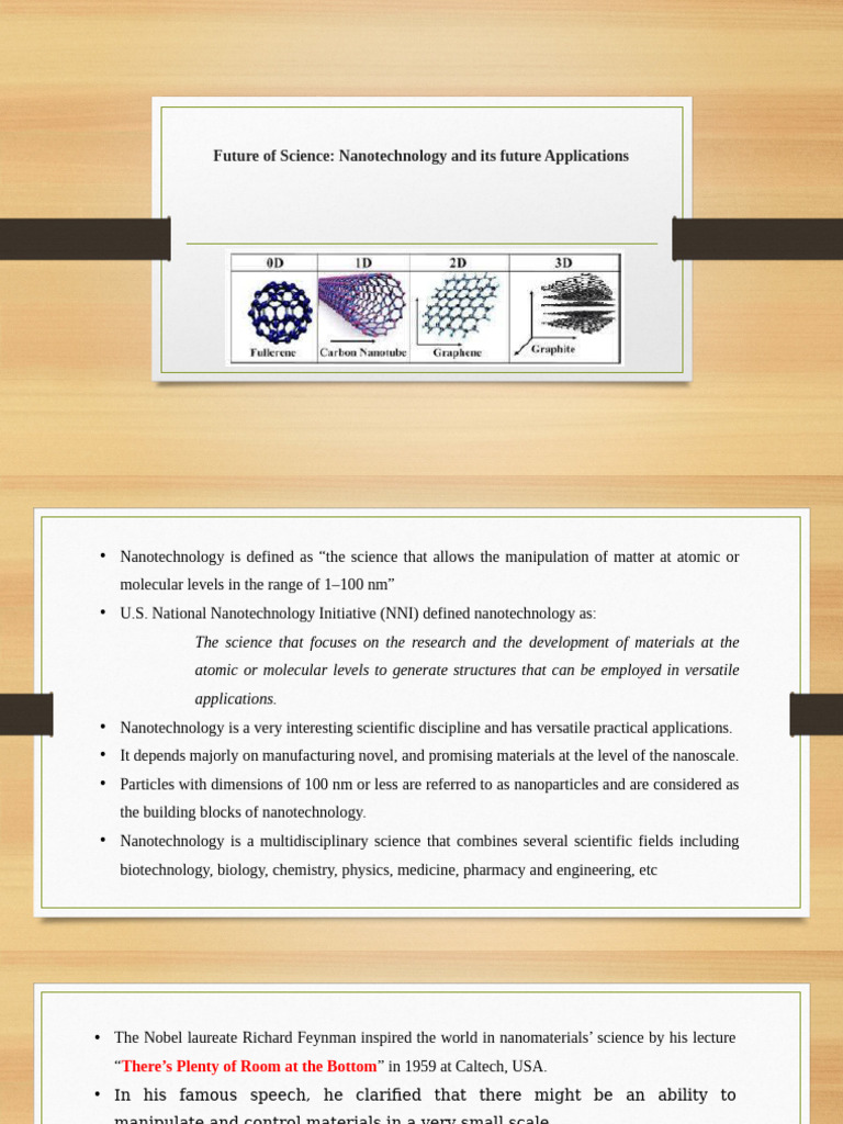 Nanotechnology: Future Applications & Insights | PDF | Carbon Nanotube ...