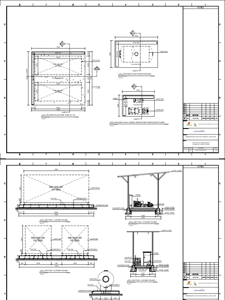 Lawe-Lawe Fire Fighting Facility Plans | PDF