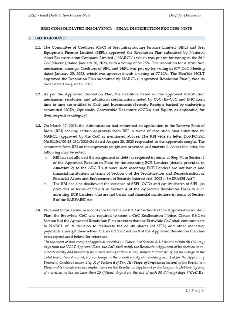 Sreifinal | PDF | Net Present Value | Bankruptcy