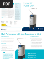 Lumenis Pulse 120H Holmium Laser System | PDF | Laser | Ablation