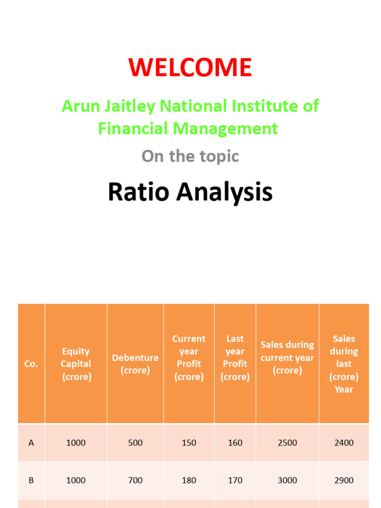 Understanding Ratio Analysis in Finance | PDF | Equity (Finance) | Dividend
