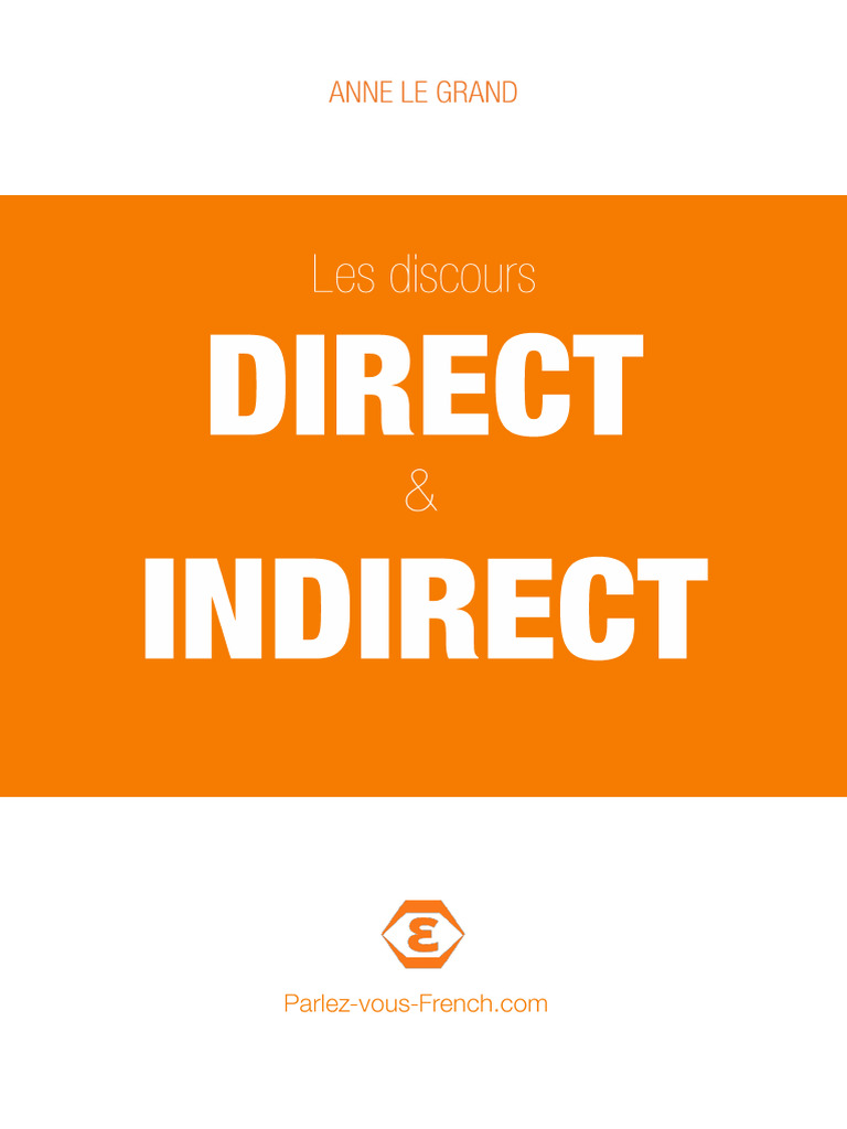 Le Discours Direct Et Le Discours Indirect | PDF